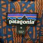 Patagonia Blue & Brown Patterned Organic Cotton& Hemp Button Up Shirt WM Size M image number 3
