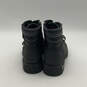 Mens Stealth 91642 Black Leather Round Toe Lace-Up Biker Boots Size 11.5 image number 3