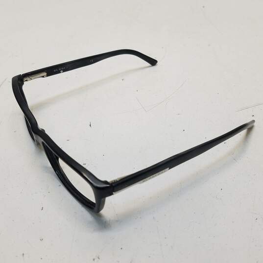 Burberry Black Mini Rectangular Eyeglasses Frame image number 3