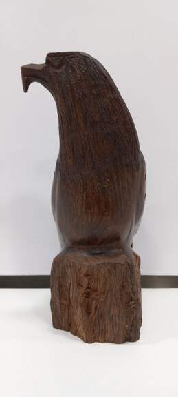 Vintage Wooden Bird Statue alternative image