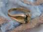 Antique 9K Gold Band Ring Setting For Repair 3.4g image number 2