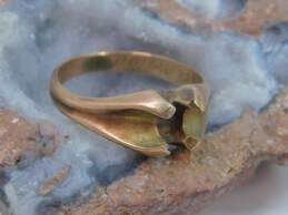 Antique 9K Gold Band Ring Setting For Repair 3.4g alternative image