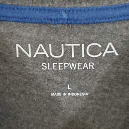 Nautica Men Gray Long Sleeve Shirt Sz L NWT alternative image
