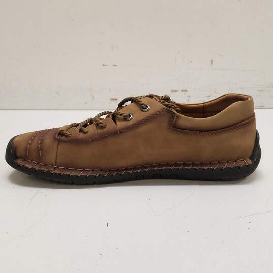 Alcubierre Men's Brown Leather Casual Shoes Sz. 12 image number 2