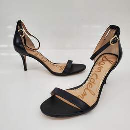Sam Edelman Patti Black Ankle Strap High Heel Dress Sandal Women's US Size 6.5M