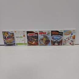 Bundle of 6 Assorted Nintendo Wii Video Games