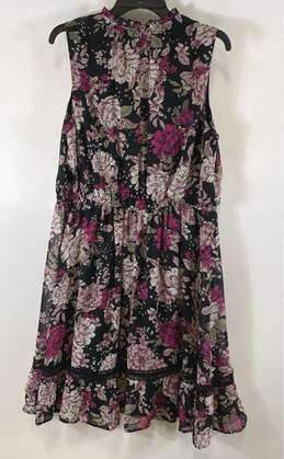 NWT Lane Bryant Womens Multicolor Floral Sleeveless Fit & Flare Dress Size 14 alternative image