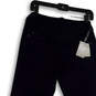 NWT Womens Blue Dark Wash Pockets Denim Straight Jeans Size 6 Maternity image number 3