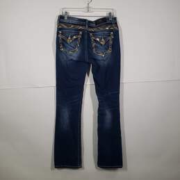 Womens Slim Fit Mid Rise Denim 5 Pocket Design Bootcut Leg Jeans Size 29 alternative image