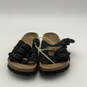 NWT Womens Black Open Toe Adjustable Strap Slip-On Slide Sandals Size 5 image number 1