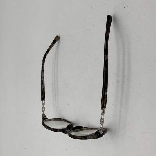 Womens MK8019 Brown Tortoise Silver Frame Full Rim Eyeglasses With Case image number 3
