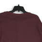 Womens Purple Long Sleeve Henley Neck Regular Fit Stylish T-Shirt Size 0X image number 4