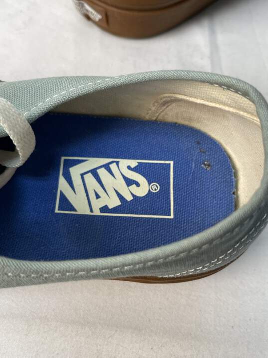 Vans Men's Green Sneakers Size 7.5 image number 5