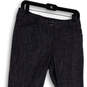 Womens Black Gray Flat Front Pockets Stretch Ankle Trouser Pants Size 2 image number 3
