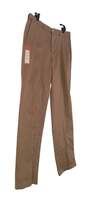 NWT Mens Brown Classic Fit Flat Front Slacks Chino Pants Size 36x34 image number 3
