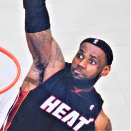 2012 LeBron James Panini Math Hoops 5x7 Basketball Card Miami Heat alternative image