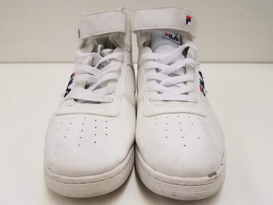 Fila F-17 Classic Men's Casual Shoes White Size 12 image number 4