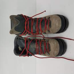 Merrell Suede Steel Toe Hiking Gray Boots Size 13 alternative image