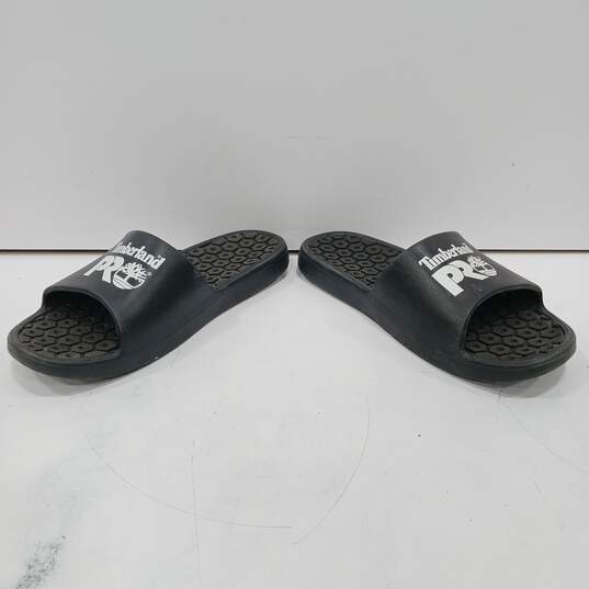 Timberland Men's Black/White Pro Sandals size 6M image number 2