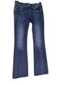 Womens Blue Stretch Medium Wash Denim Bootcut Jeans Size 27 image number 1