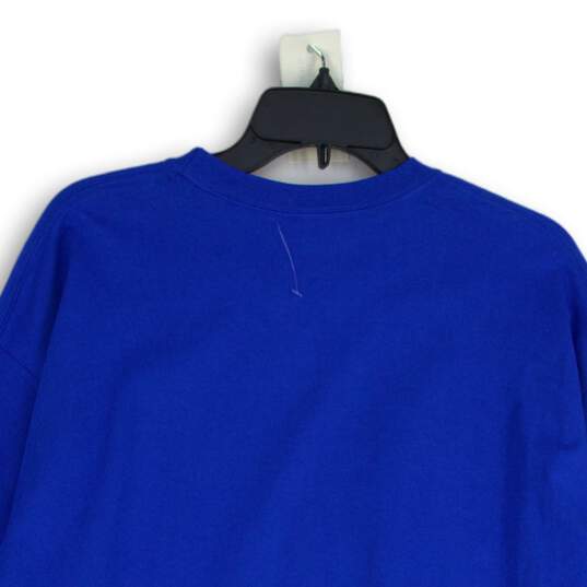 Gildan Mens Blue 2016 World Series Champion Chicago Cubs MLB T-Shirt Size XL image number 4