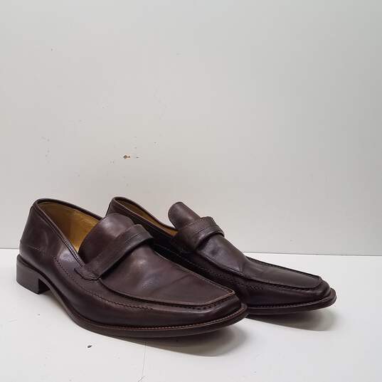 Giorgio Ferri Brown Leather Shoe Men's Size 12 image number 3
