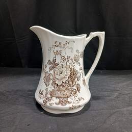Vintage Charlotte Brown By Alfred Meakin Pitcher