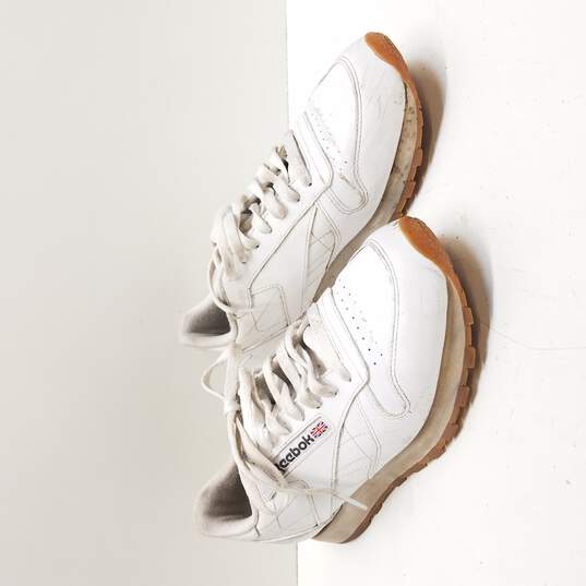 Reebok Men's White Sneakers Size 7.5 image number 3