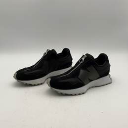 New Balance Womens 327 WS327AAA Black White Round Toe Zipper Sneaker Shoes Sz 9