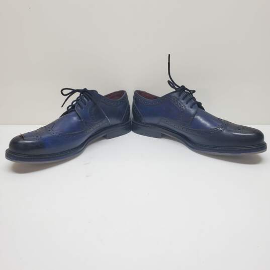Ted Baker Ombre Brogue Wingtip Oxford Shoes in TTANUM-3 Blue Men's 13 image number 3