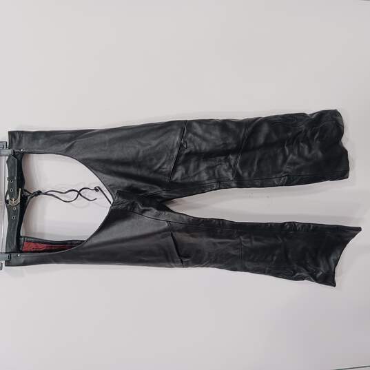 Power Trip Leather Chaps Size Small image number 1