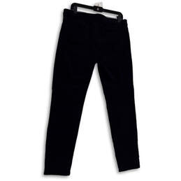 Womens Blue Denim Dark Wash Pockets Stretch Skinny Leg Jeans Size 12 alternative image