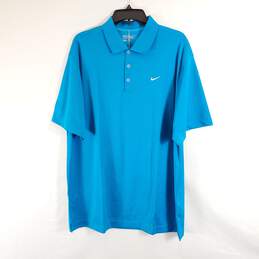 Nike Men Blue Polo Shirt XL NWT