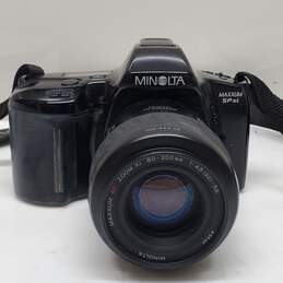 Minolta Maxxum SP xi 35mm Camera w/ Maxxum AF Zoom xi 80-200mm 1:4.5(22)-5.6 Lens