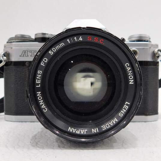Canon AT-1 SLR 35mm Film Camera With Lens image number 2