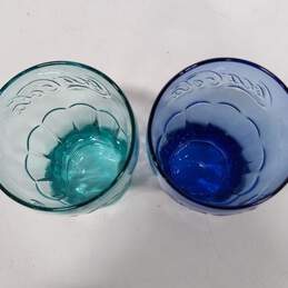 Vintage Pair of Coca-Cola Colored Drinking Glasses alternative image