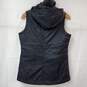 Columbia Black Hooded Full Zip Vest Women's M image number 2