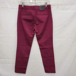 NWT Banana Republic Sloan WM's Regular Red Cotton Blend Pants Size 4 x 27 alternative image