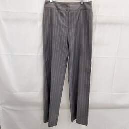 Armani Collezioni Gray Pinstriped Women's Dress Pants Size 4