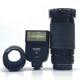 Ricoh KR-30SP Program 35mm SLR Camera with 3 Lenses & Flash alternative image