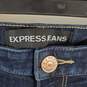 Express Women Blue Ankle Skinny Jeans Sz 8R NWT image number 3