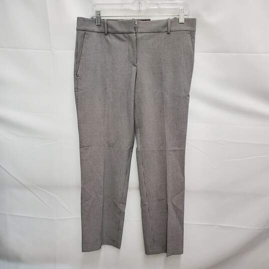 NWT Ann Taylor Petite WM's Mid Rise Straight Leg Houndstooth Dress Pants Size 8 P image number 1