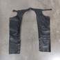 First Manufacturing Co. Men's Black Leather Chaps Size M image number 1