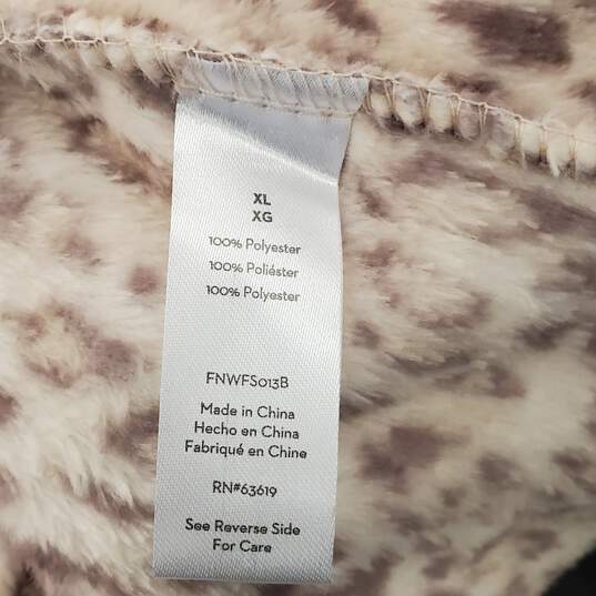 Nine West Women Pink Cheetah Soft Robe XL NWT image number 3