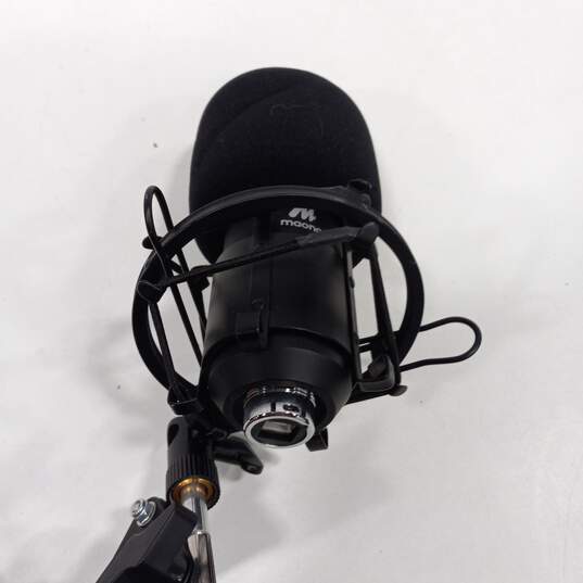 Black Desk Mounted Microphone w/ Adjustable Arm image number 4
