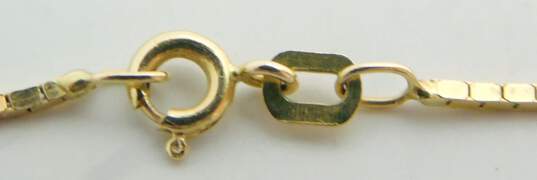 Milor 14K Gold Unique Box Chain Necklace 5.8g image number 2
