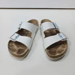 Birkenstock Women's White Arizona Sandals Size 39