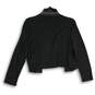 Womens Black Rhinestone Long Sleeve Open Front Cardigan Sweater Size Medium image number 2