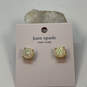 Designer Kate Spade Gold-Tone Rise And Shine Opal Glitter Stud Earrings image number 1