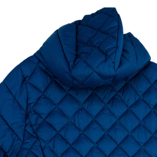 NWT Womens Blue Long Sleeve Hooded Full-Zip Quilted Jacket Size XXL image number 4
